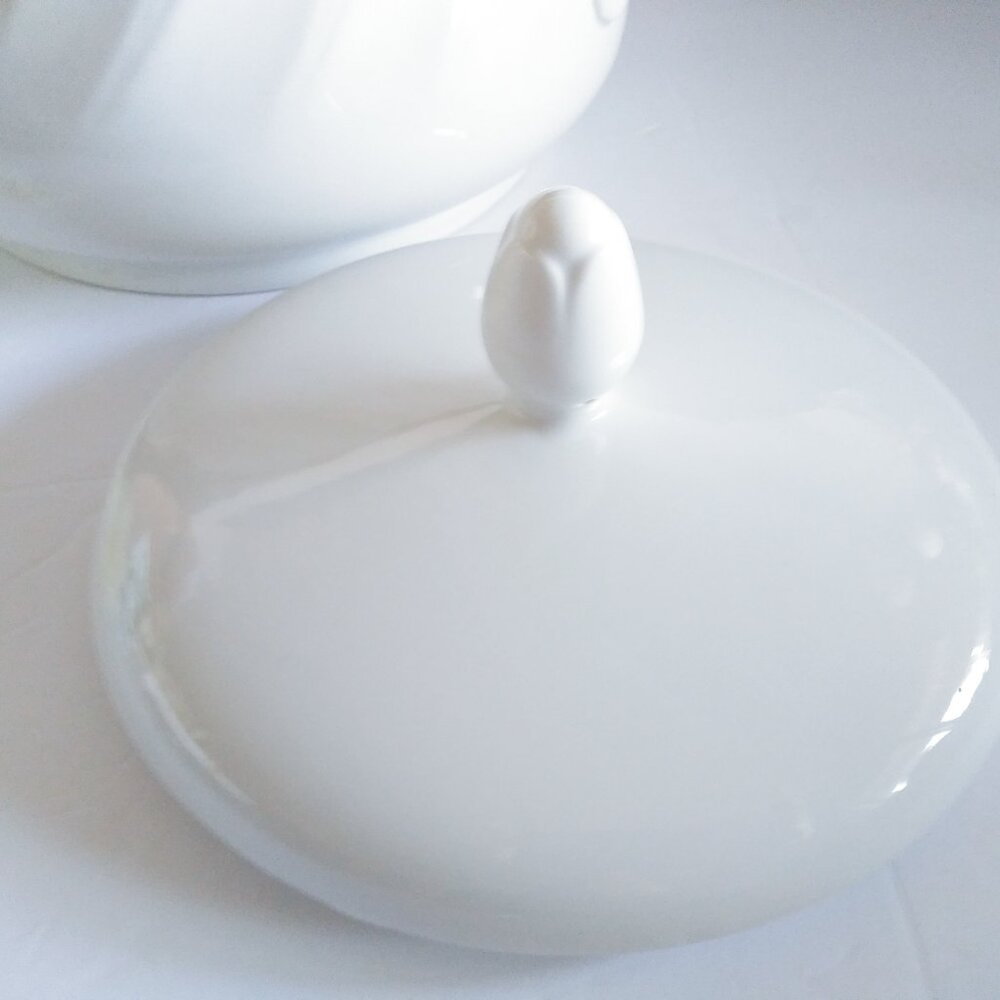 Sheffield White Vegetable Bowl Fine China Porcelain - Picture 7 of 13